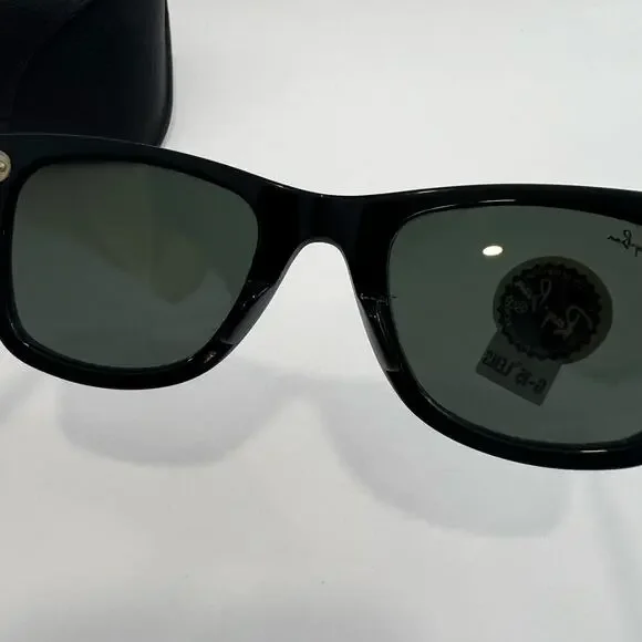 Original Ray-Ban Wayferer Sunglasses Black - Picture 4 of 16